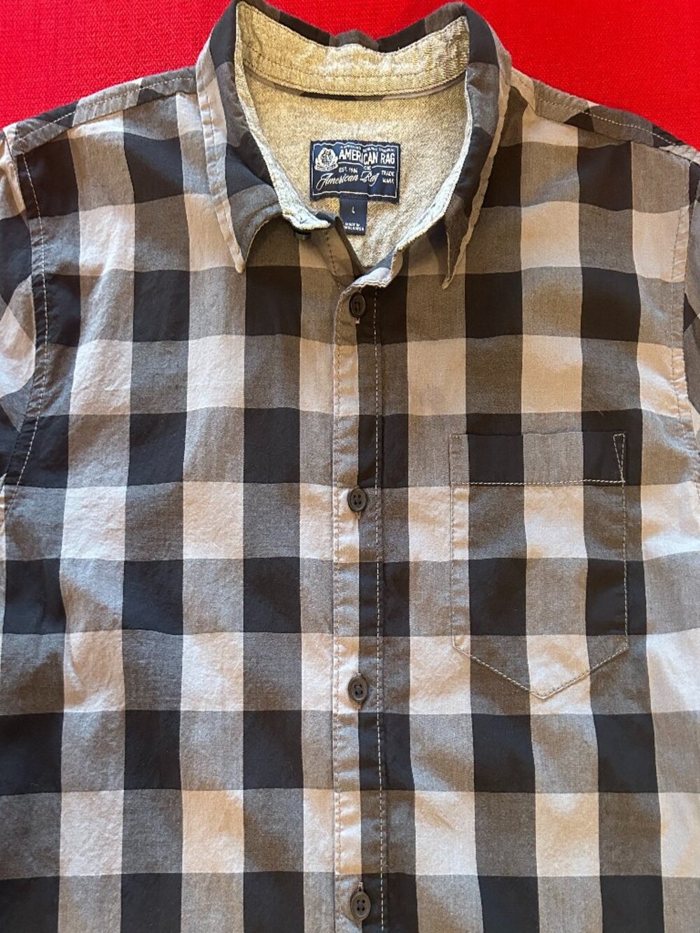 American Rag Long Sleeve Checker Shirt. new without tags.